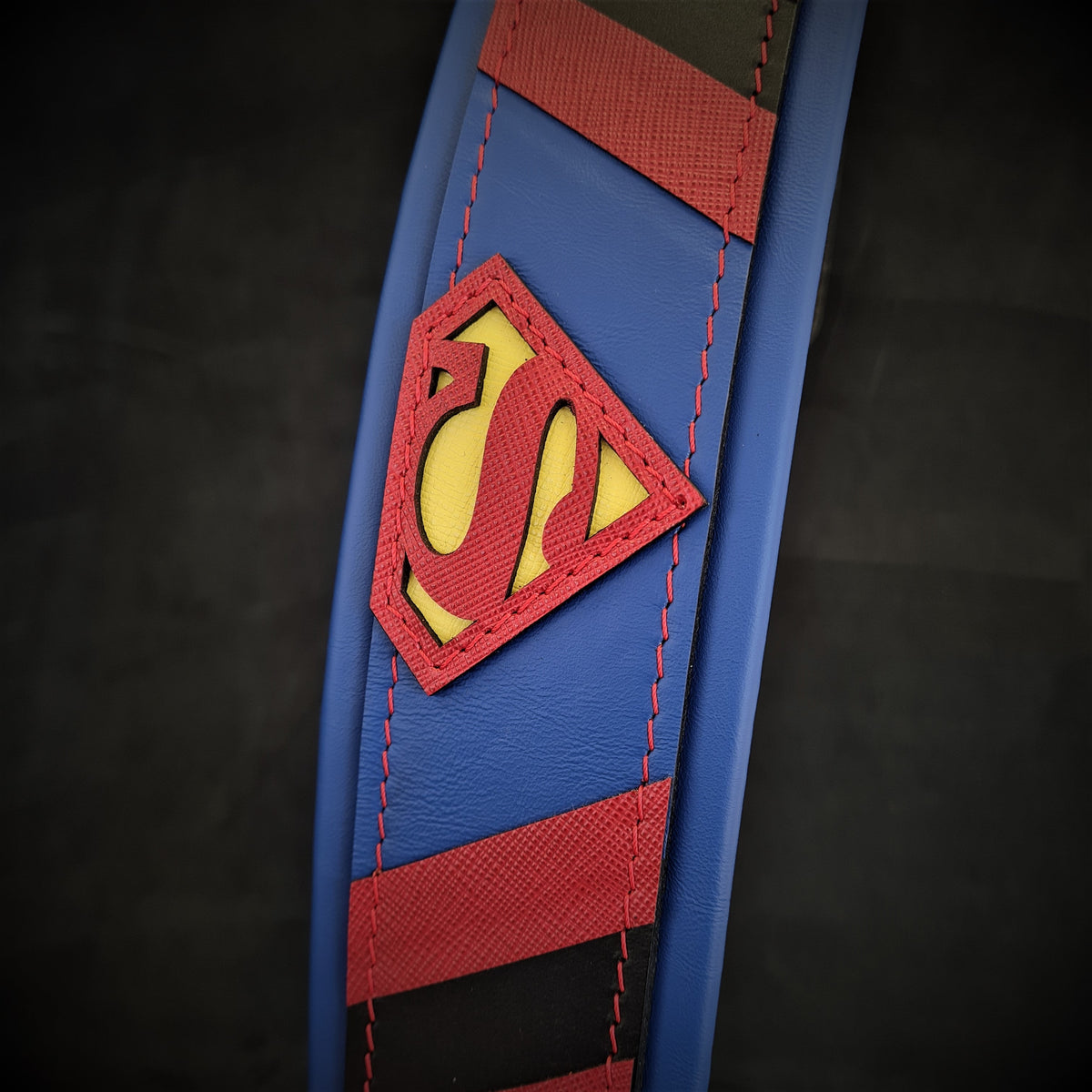 Bestia Superdog Leather Dog Collar