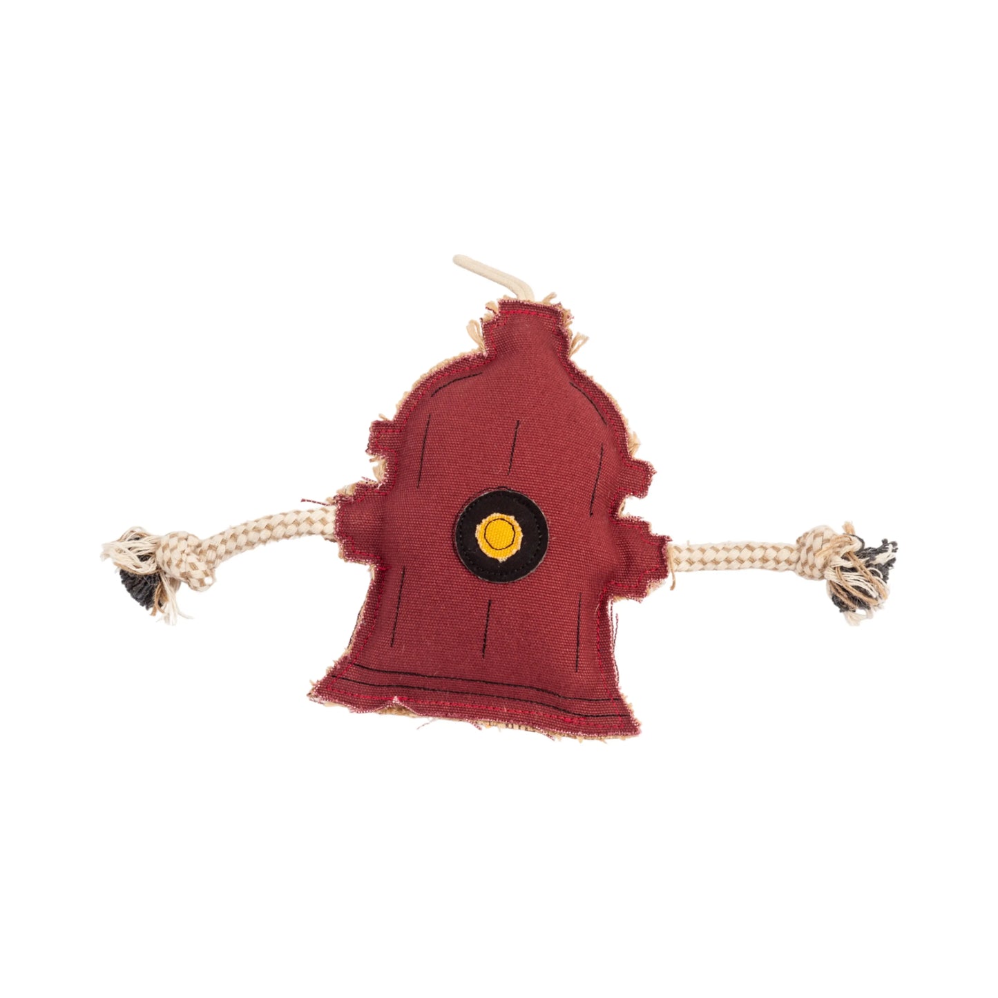 Country Living Canvas & Jute Fire Hydrant Dog Chew Toy – Durable, Safe and Non-Toxic American Pet Supplies