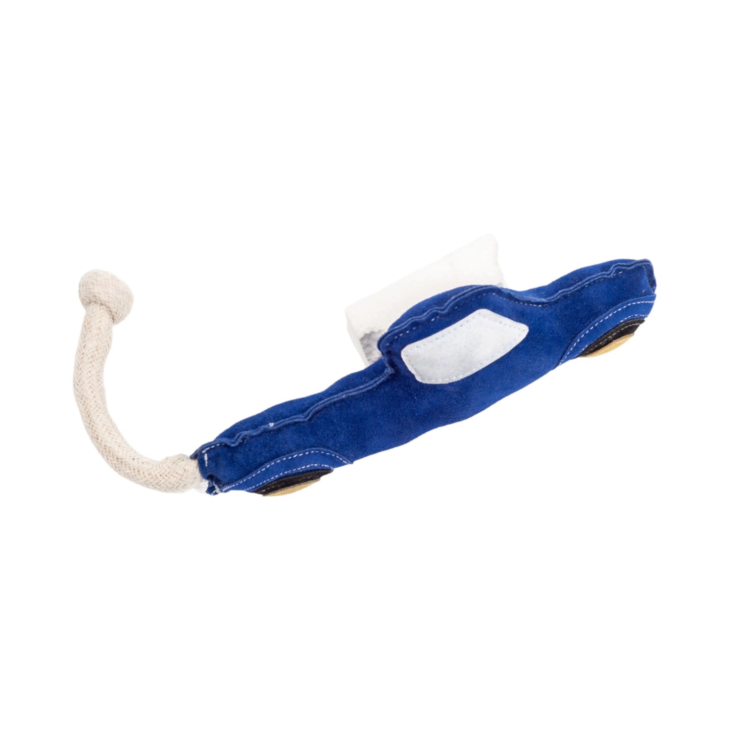 Country Living Faux Leather Blue Pickup Truck Dog Chew Toy, Durable, Safe and Non-Toxic American Pet Supplies