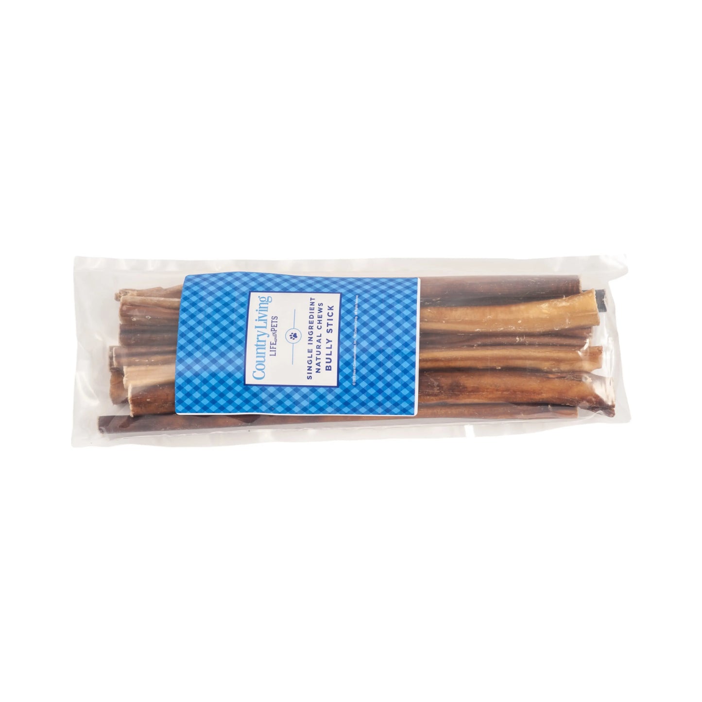 Country Living All-Natural Bully Sticks, High-Protein Dog Treats – 12-Inch Standard (10-Pack) American Pet Supplies