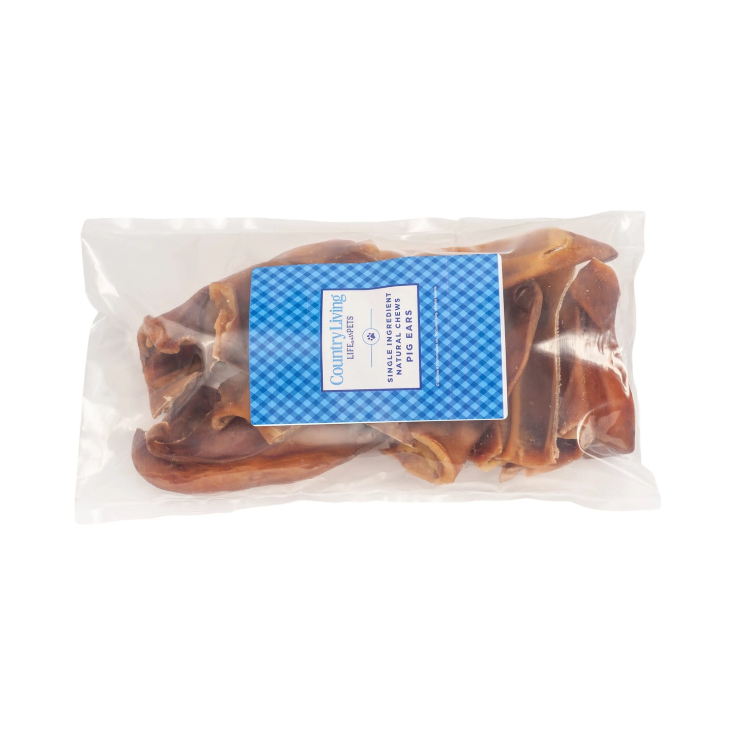 Country Living Whole Pig Ears Dog Treats – 100% Natural, Premium Pork Chews for Dental Care – (15-Pack) American Pet Supplies