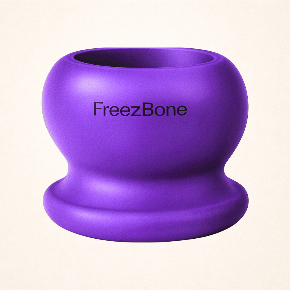Freezball Dog Chew Toy- Durable Fillable Dog Chew Bone by Freezbone