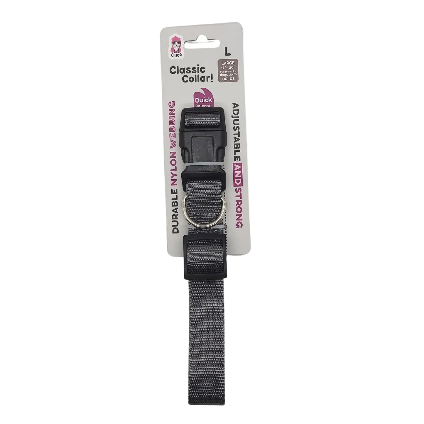 Quick-Release Nylon Dog Collar – Stylish & Durable, Adjustable Fit American Pet Supplies