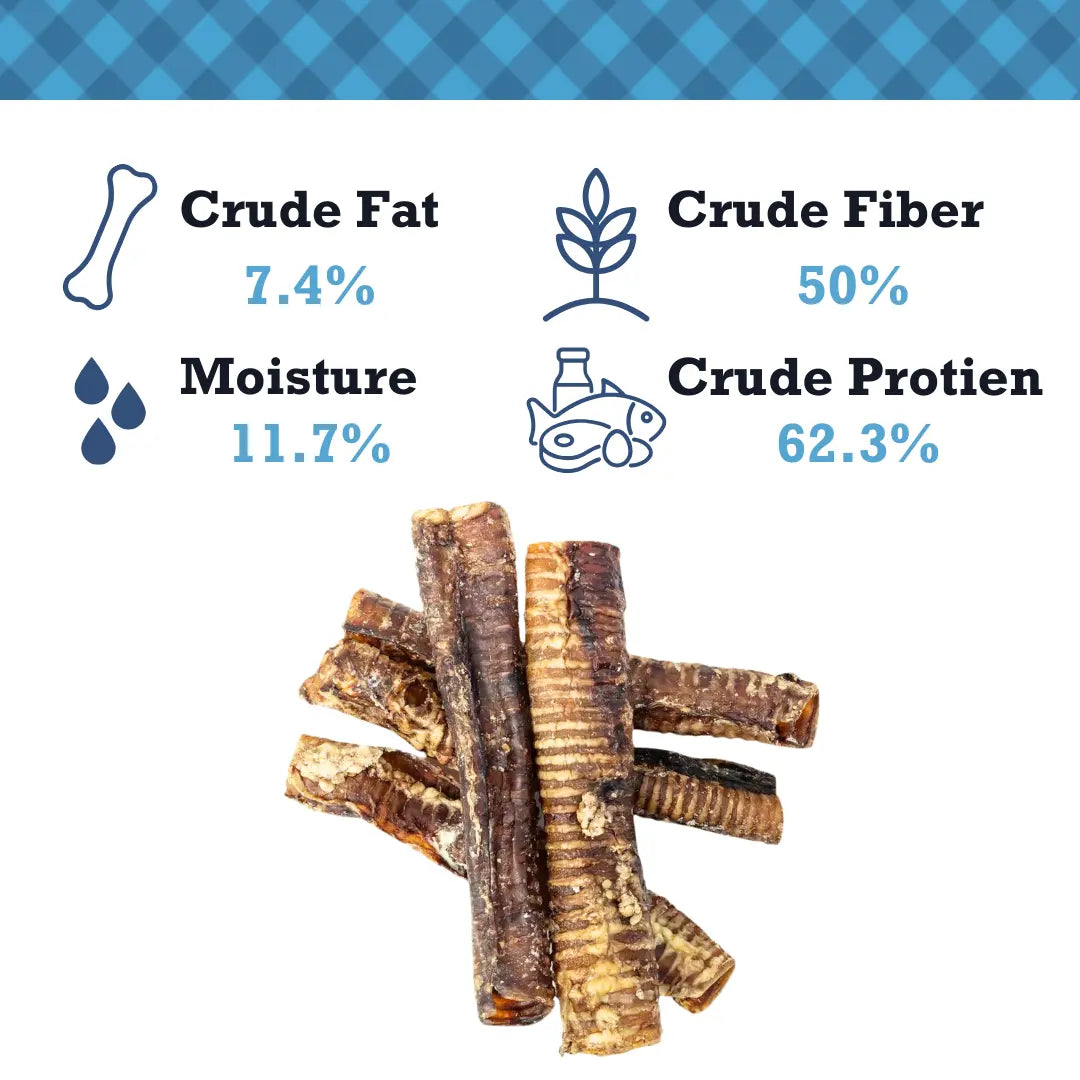 Country Living All-Natural Beef Trachea Dog Treats, Protein-Packed Chews – 6 Inches (5-Pack) American Pet Supplies