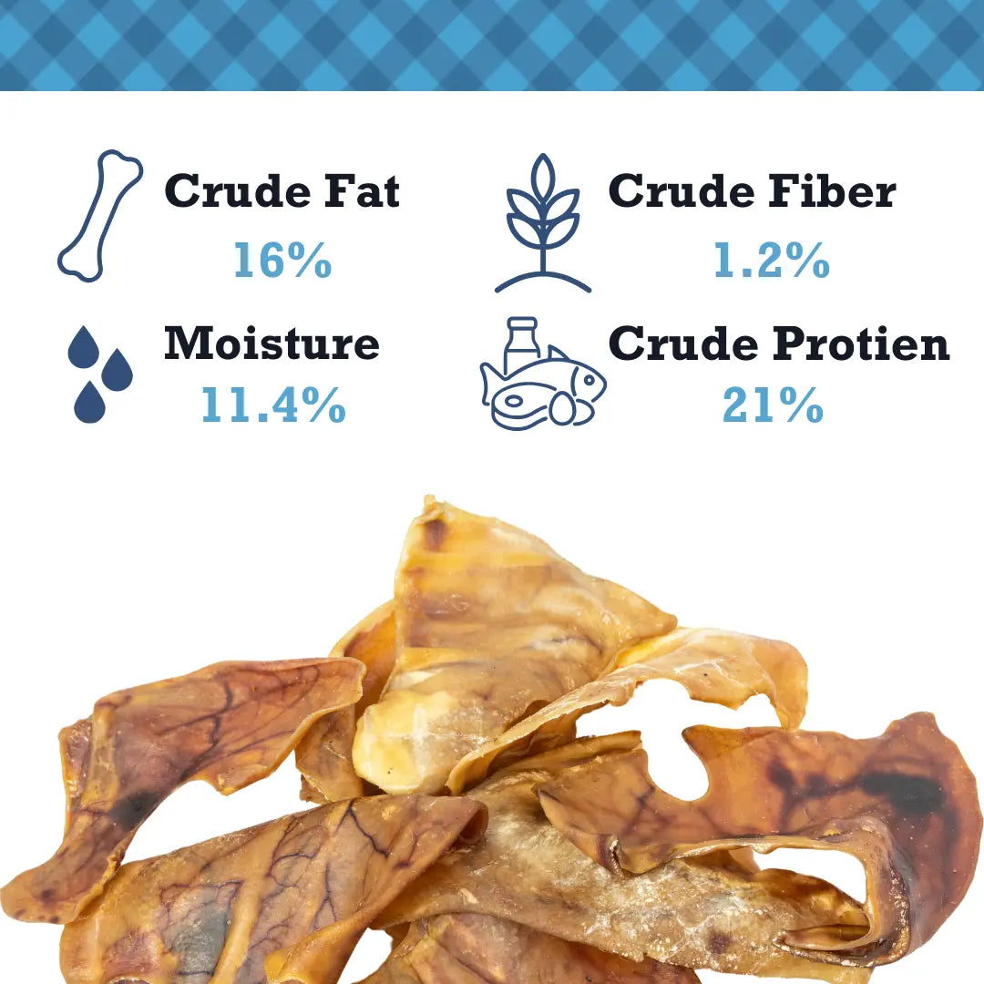 Country Living Whole Pig Ears Dog Treats – 100% Natural, Premium Pork Chews for Dental Care – (15-Pack) American Pet Supplies