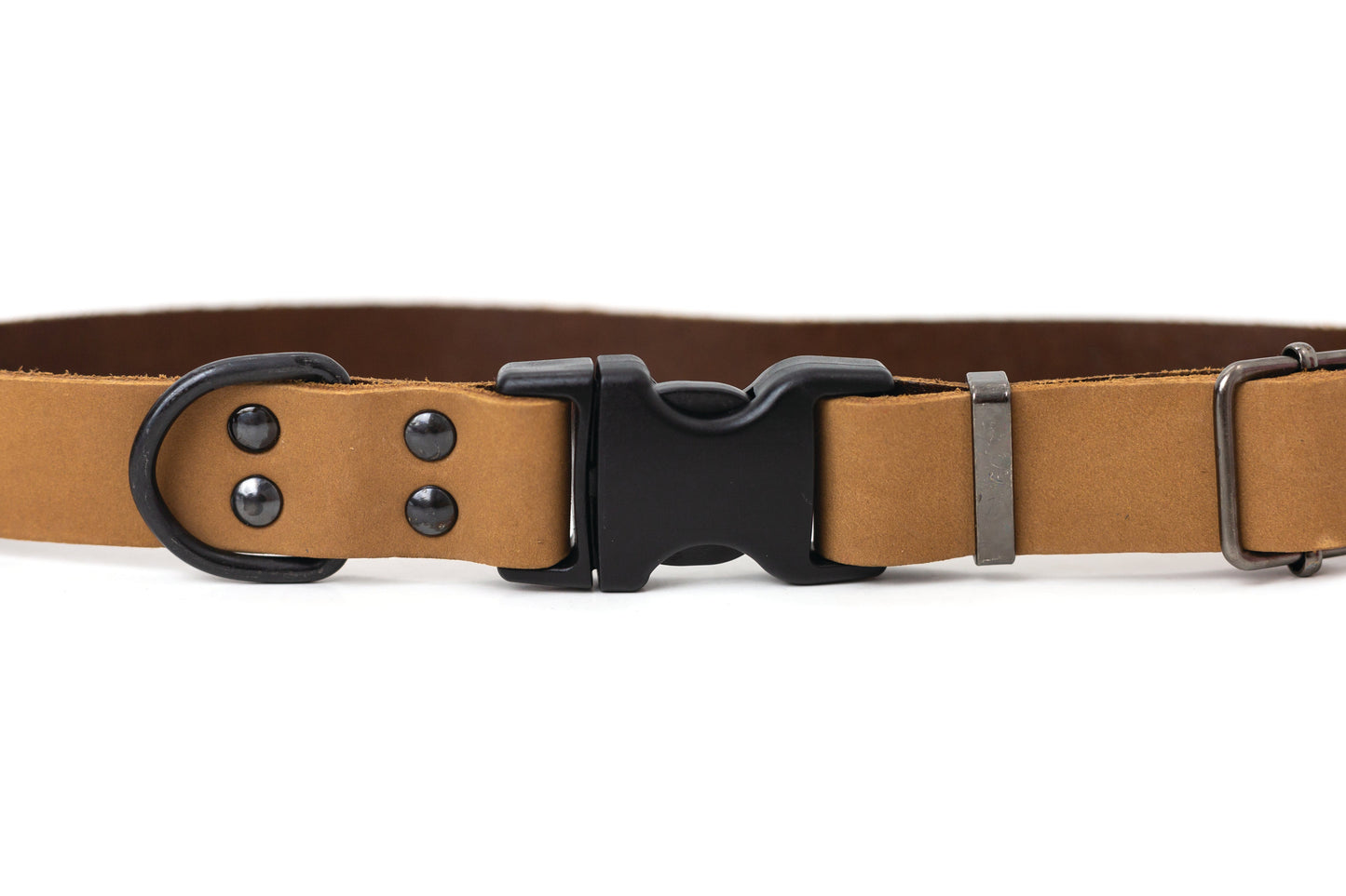 Sport Style Khaki Leather Dog Collar Euro-Dog Collars and Leads