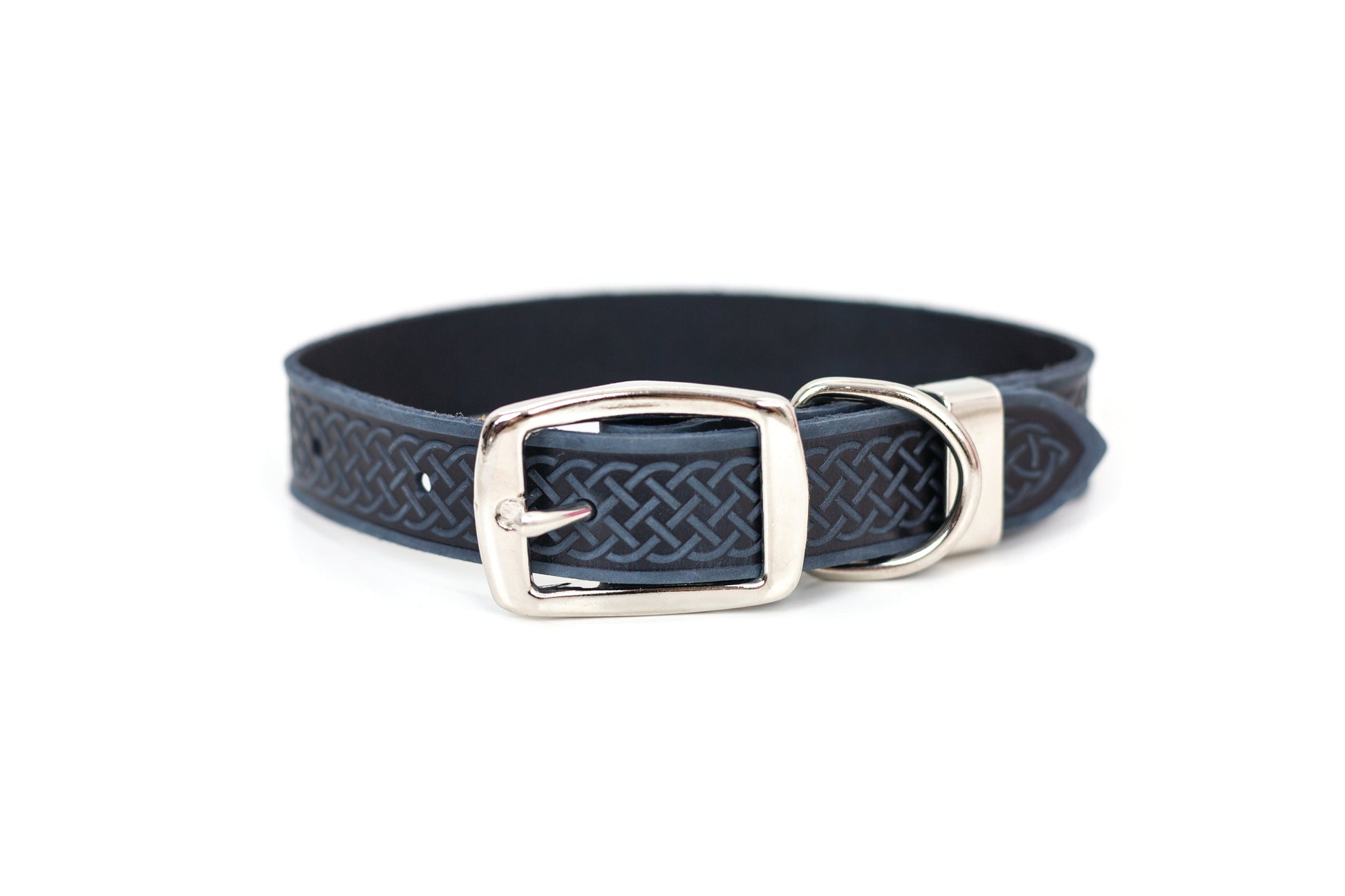 Z Celtic Style Leather Dog Collar Euro-Dog Collars and Leads