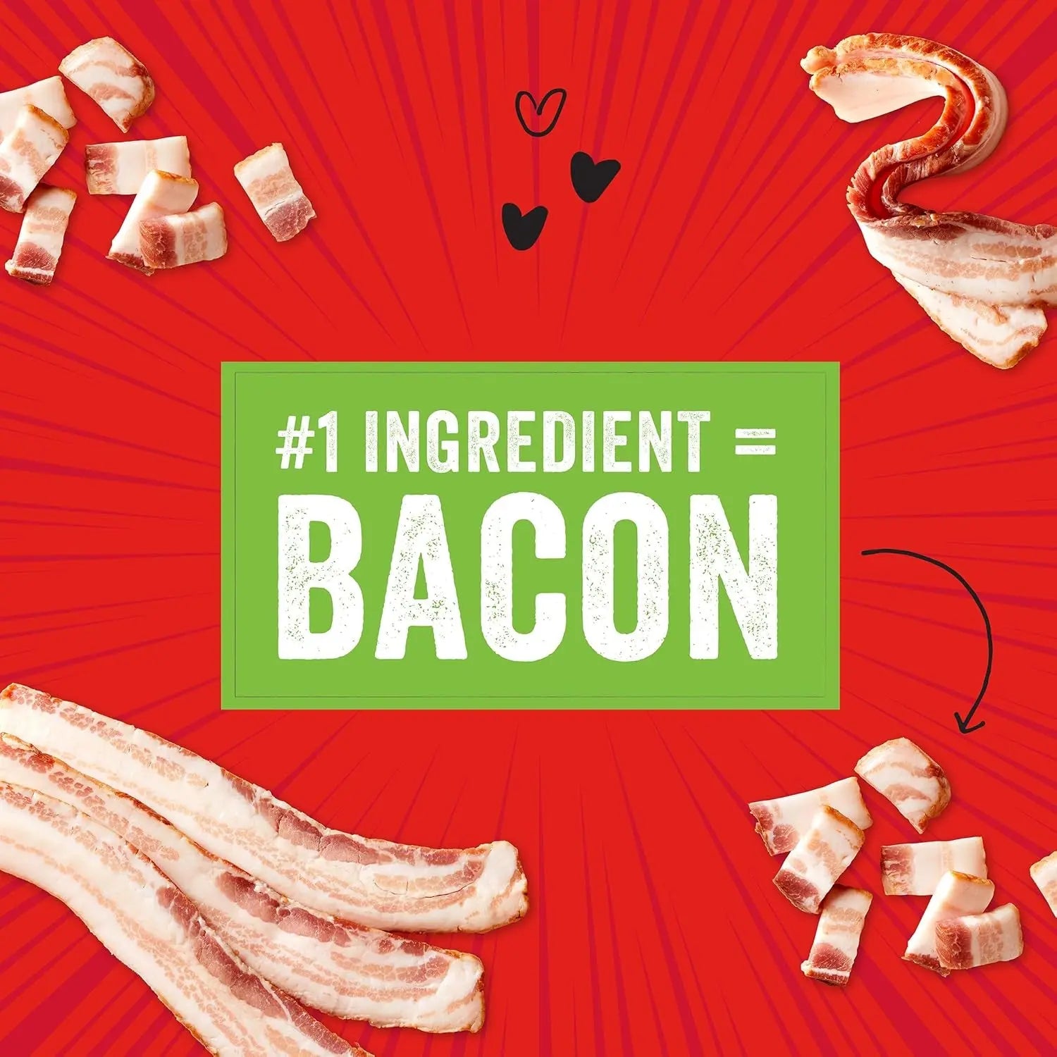 Training Dog Treats - Crav'N Bac'N Soft Bacon & Duck Bites - Premium USA Made - Low Calorie Rewards - 8.25Oz