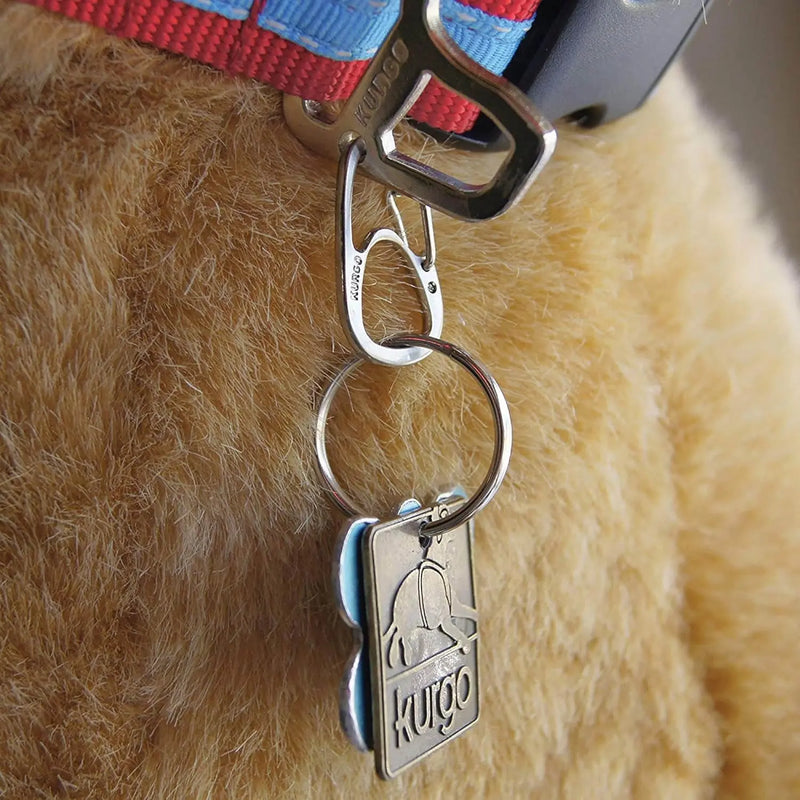 Wander Clip for Dog Tags | Dog Tag Clip | Rings for Dog Tags | Pet ID Tags Clips | Dog Collar ID Holder | Switch Dog Tags with Ease | Durable | Lightweight | One Size | Silver (K01542)