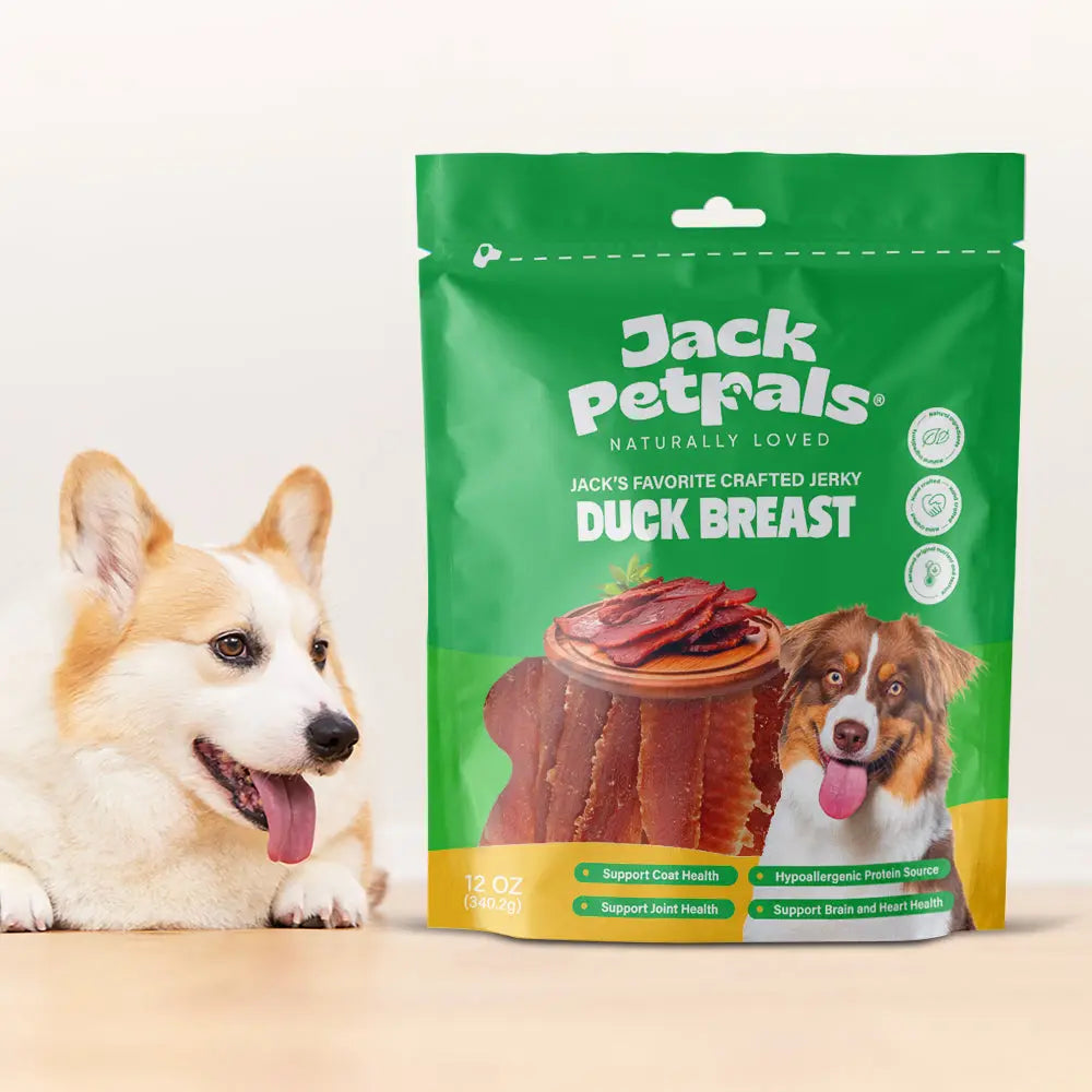 Jack PetPals Handcrafted Jerky Duck Breast Dog Treats (12oz) American Pet Supplies