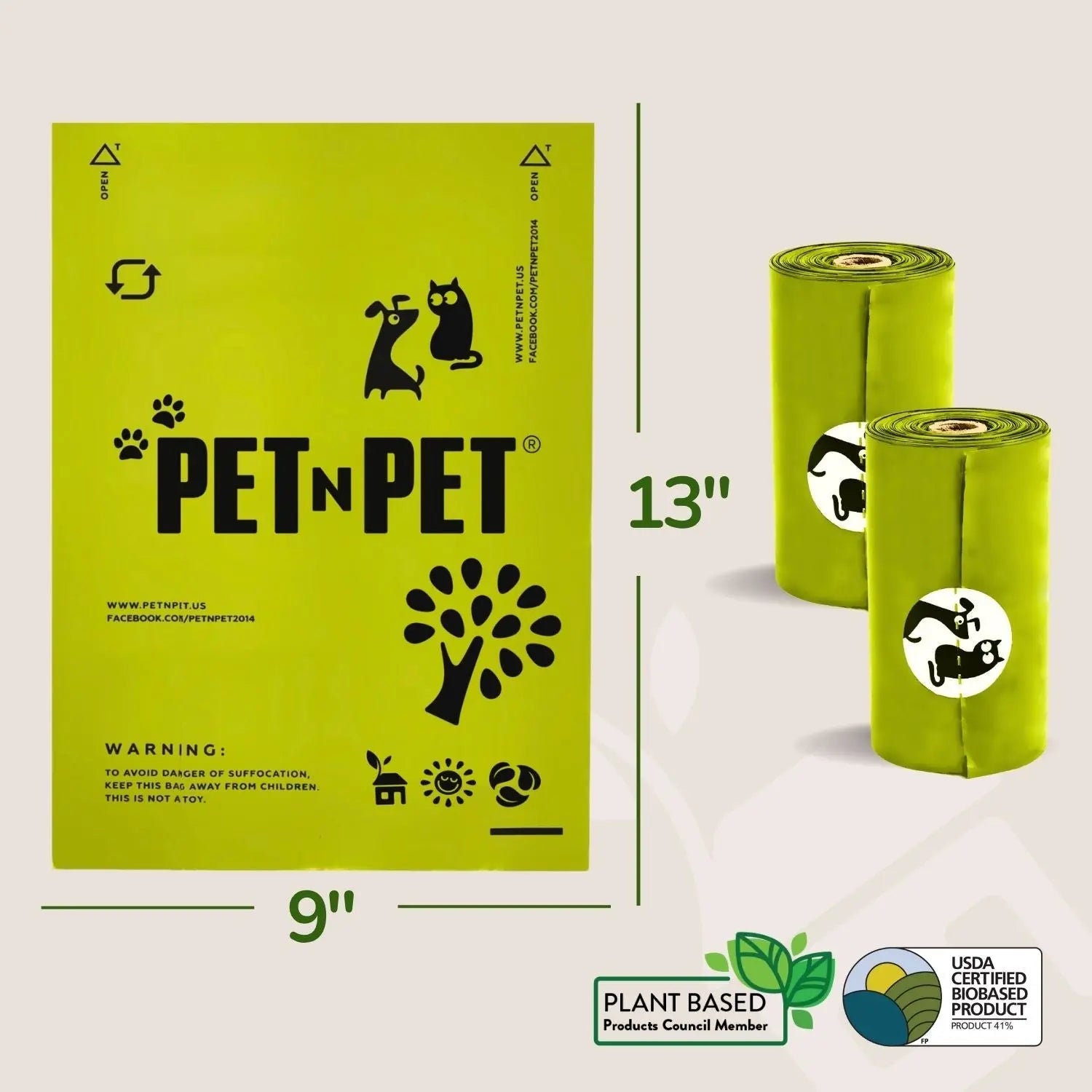 Plant-based Dog Poop Bags - K9 Outdoors