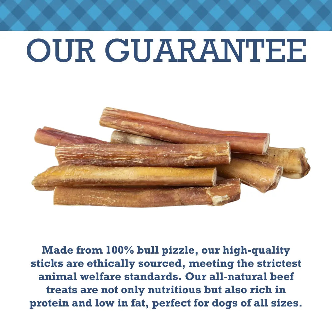 Country Living All-Natural Bully Sticks, High-Protein Dog Treats – 12-Inch Standard (10-Pack) American Pet Supplies