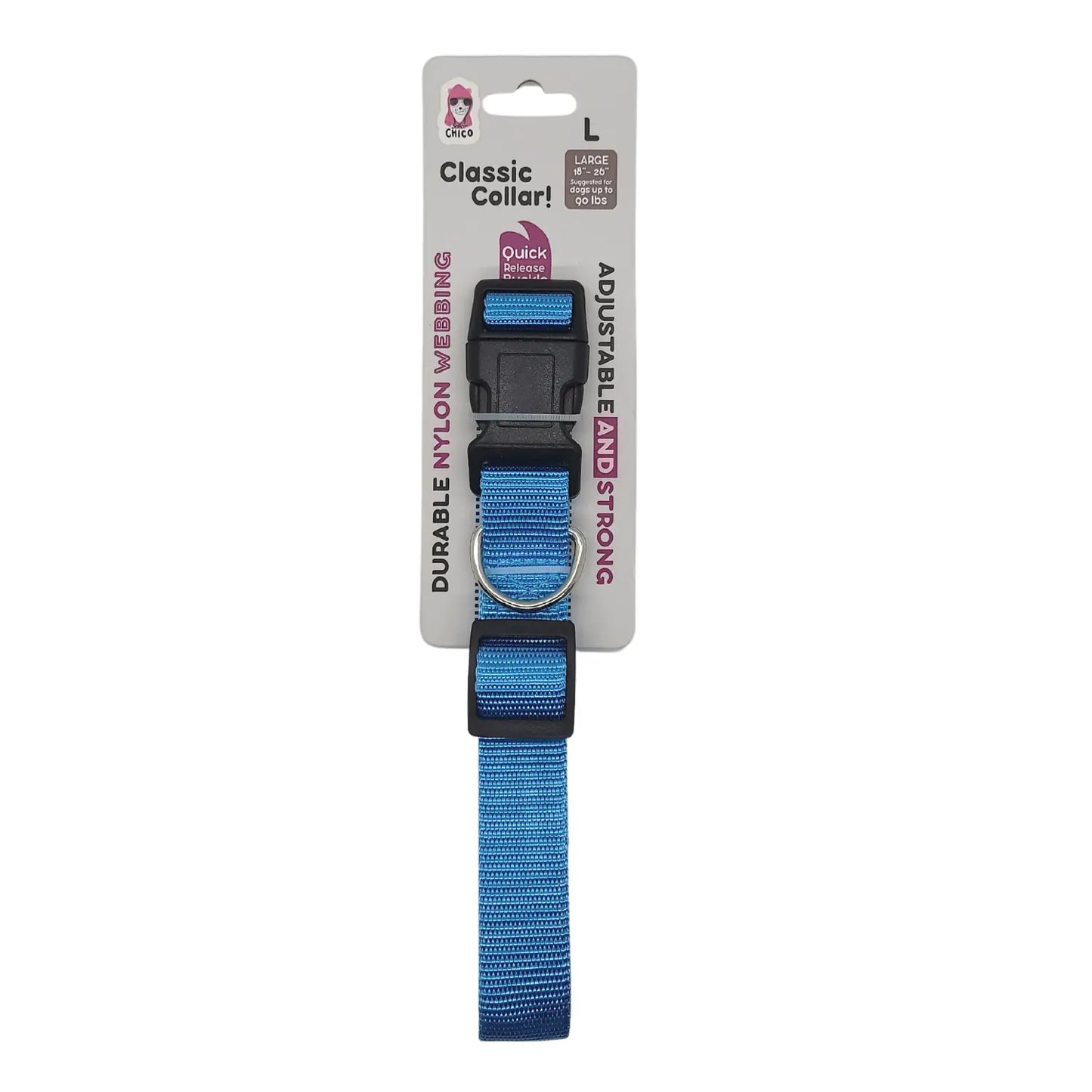 Quick-Release Nylon Dog Collar – Stylish & Durable, Adjustable Fit American Pet Supplies
