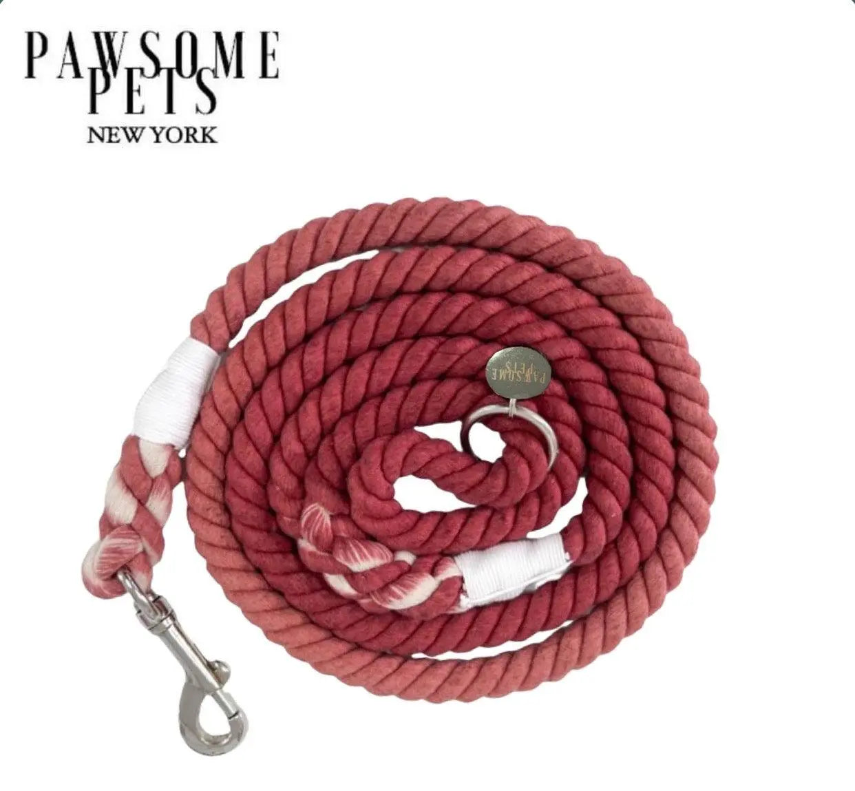ROPE LEASH - HENNA-0