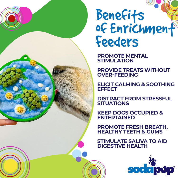 Water Nylon eCoin Durable Enrichment Snacking Coin for Dogs | USA-Made Lick Mat Alternative