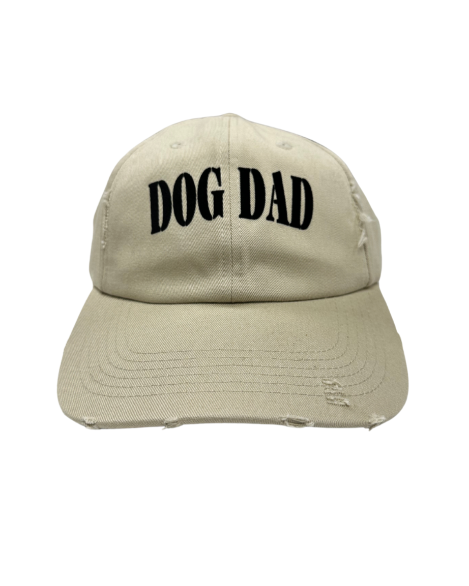 Dog Dad Distressed Tan Le Gray Haus