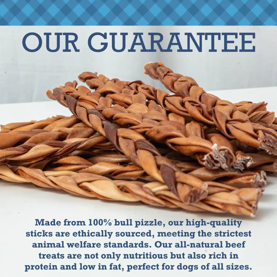 Country Living All-Natural Braided Collagen Sticks - Premium, Long-Lasting Dog Treats – 12-Inch Thick (10-Pack) American Pet Supplies