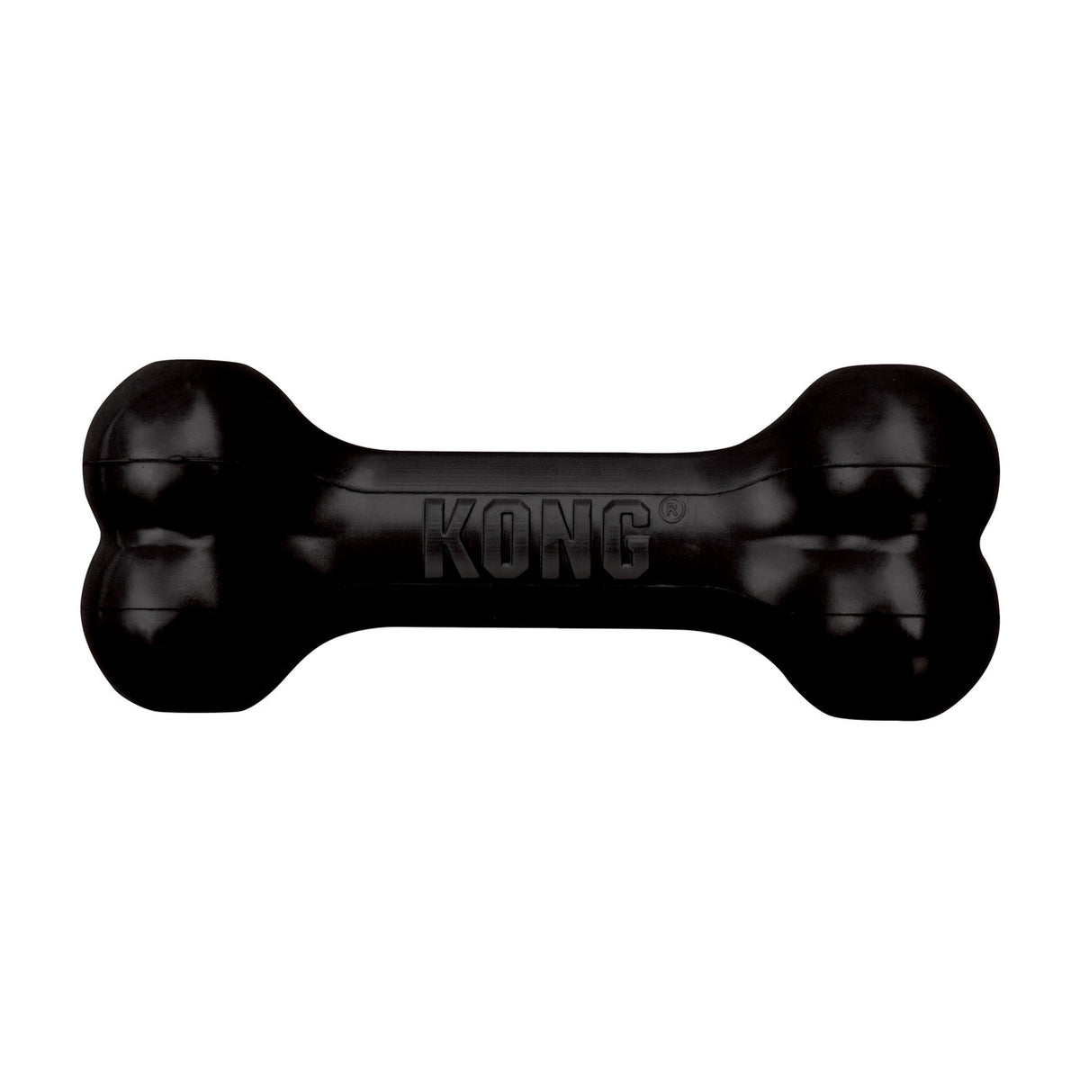 KONG Extreme Goodie Bone black rubber dog bone