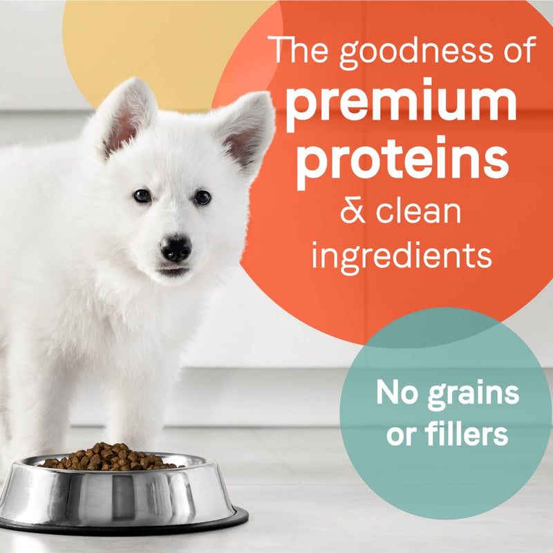 CANIDAE PURE Farm To Bowl GrainFree LID Dry Puppy Food Wild Caught Salmon Sweet Potato, 1ea/22 lb