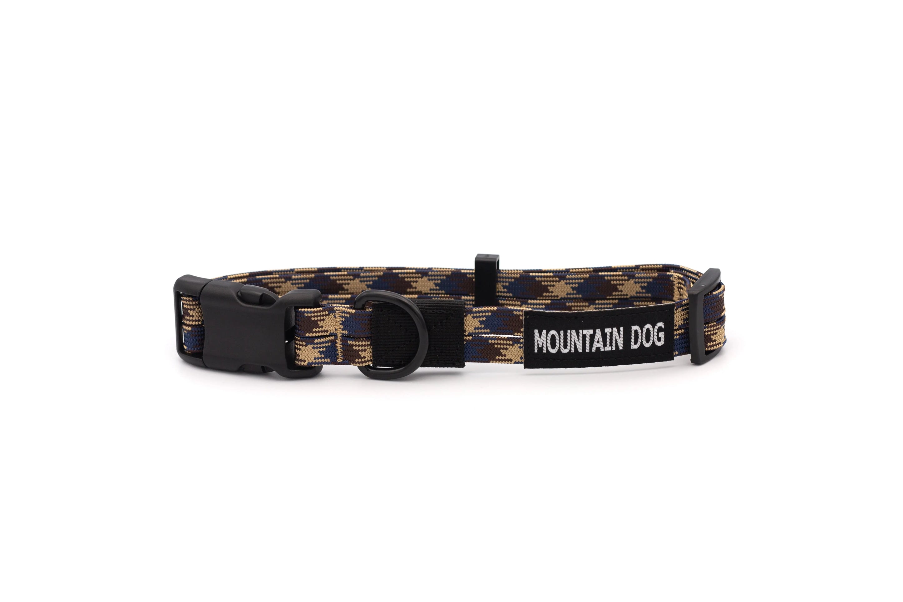 Adventure Style Mountain Argyle Climbing Rope Dog Collar Euro-Dog Collars and Leads