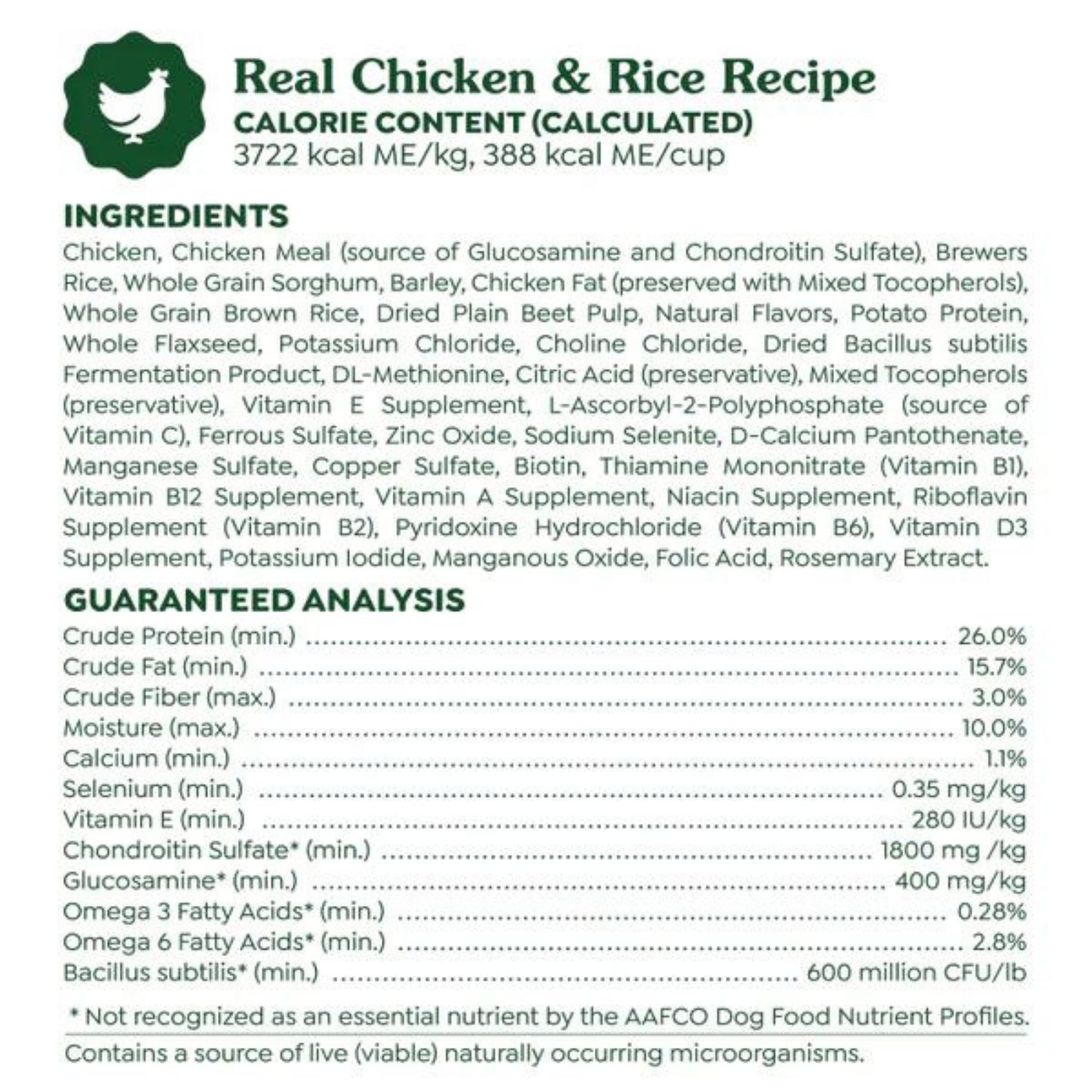 Greenies Smart Essentials Adult Dry Dog Food Chicken Rice, 1ea/6 lb