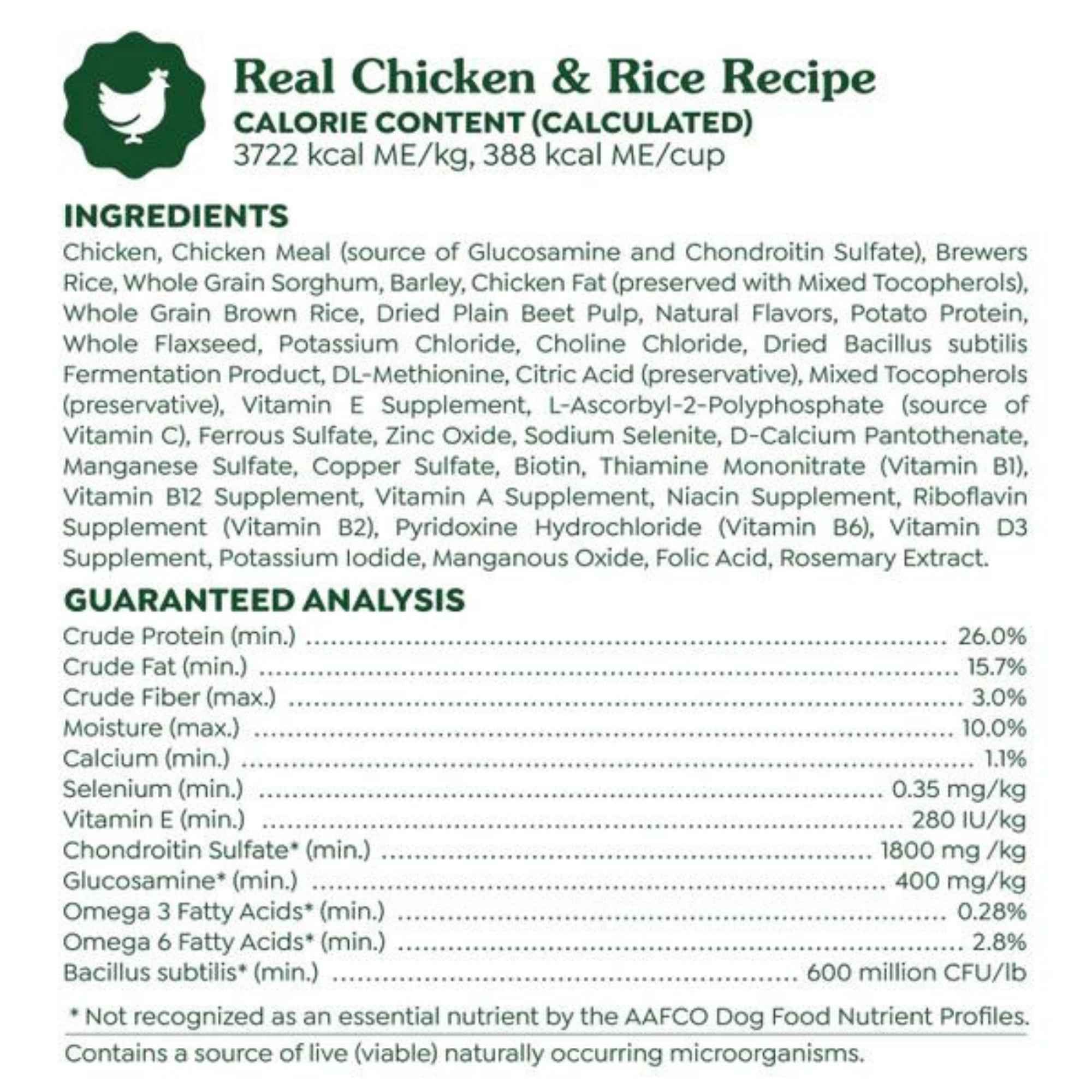 Greenies Smart Essentials Adult Dry Dog Food Chicken Rice, 1ea/6 lb