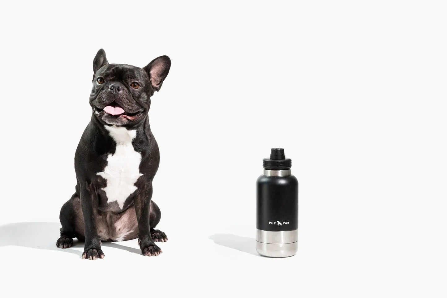 Pup Pak Dog Water Bottle with Detachable Bowls Pup Pak