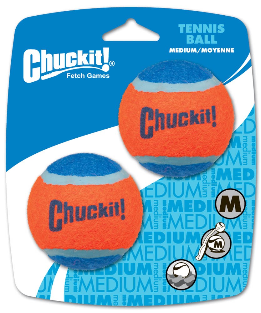 Chuckit! Tennis Balls Dog Toy Medium 2pk