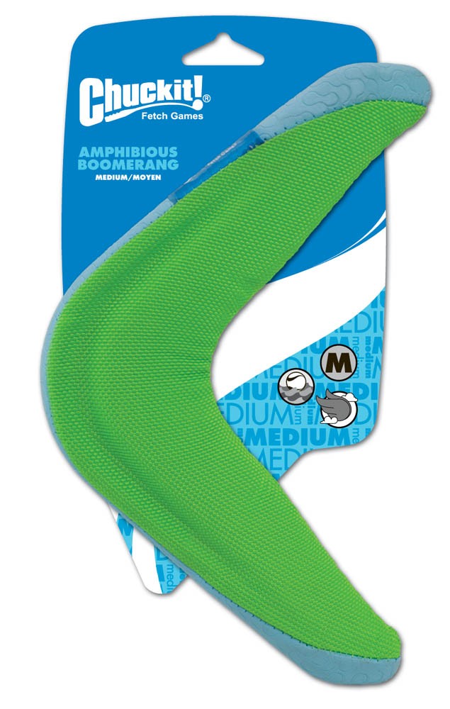 Chuckit! Amphibious Boomerang Dog Toy Medium