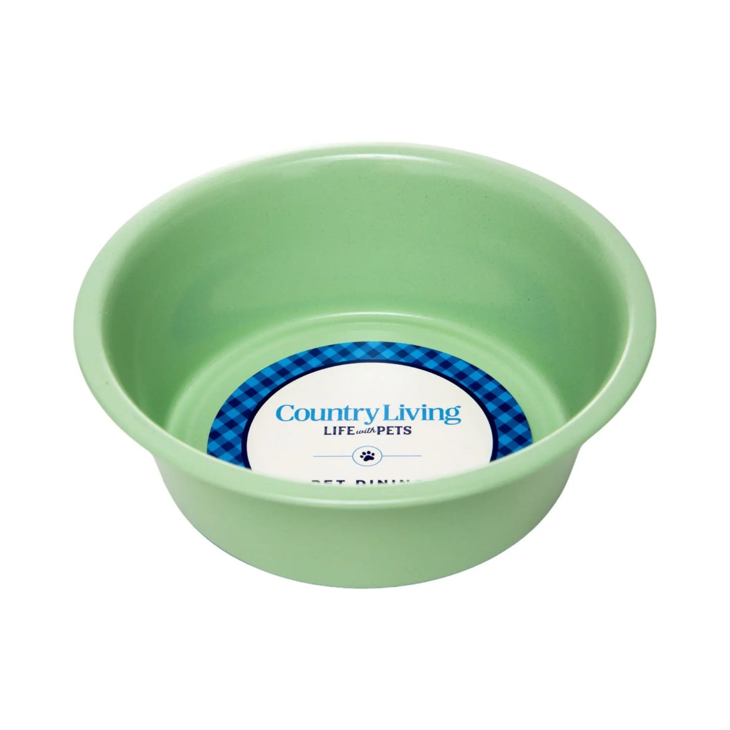 Country Living Set of 2 Coated Stainless Steel Heavy Dog Bowls - Ideal for Medium to Large Breeds American Pet Supplies