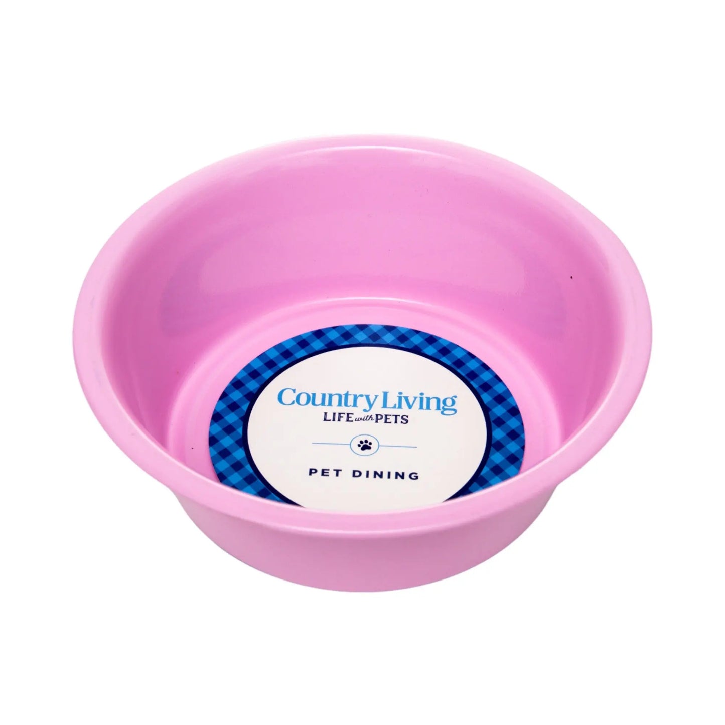 Country Living Set of 2 Coated Stainless Steel Heavy Dog Bowls - Ideal for Medium to Large Breeds American Pet Supplies