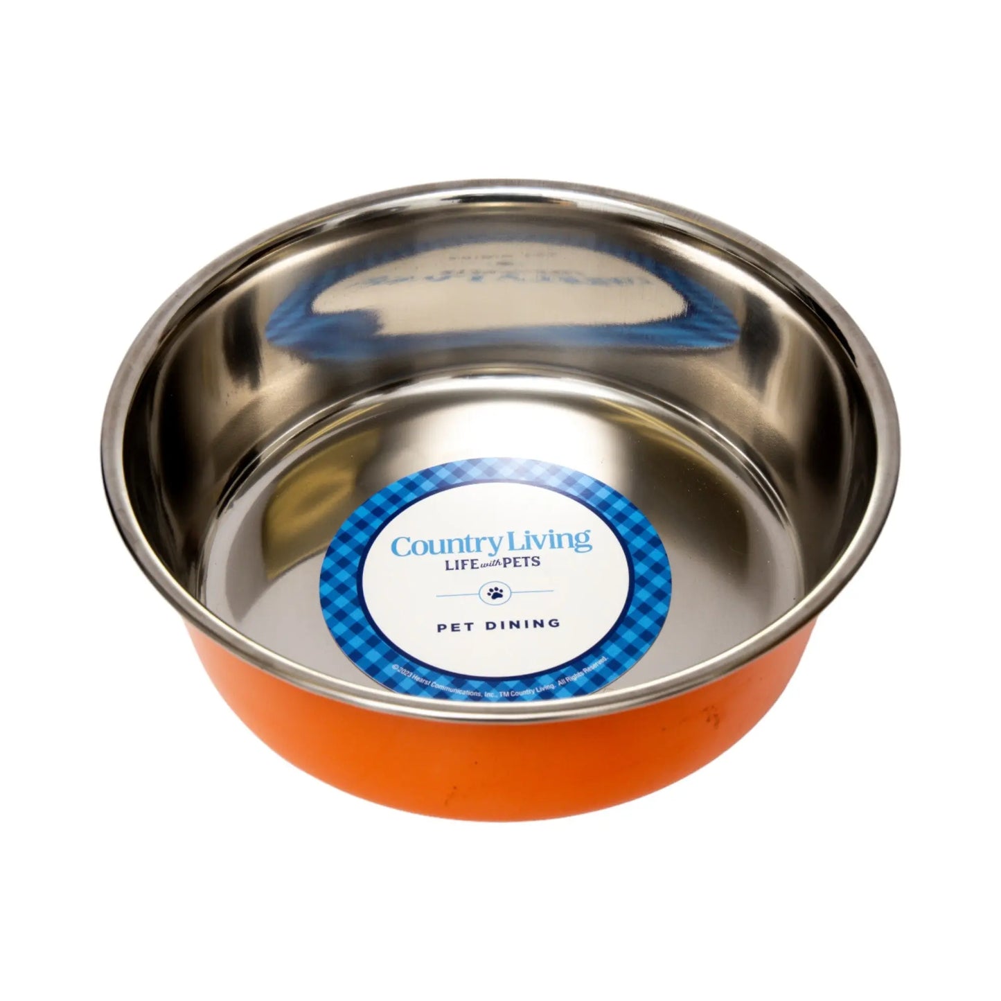 Country Living Set of 2 Heavy Gauge Stainless Steel Dog Bowls - Perfect for Food & Water American Pet Supplies