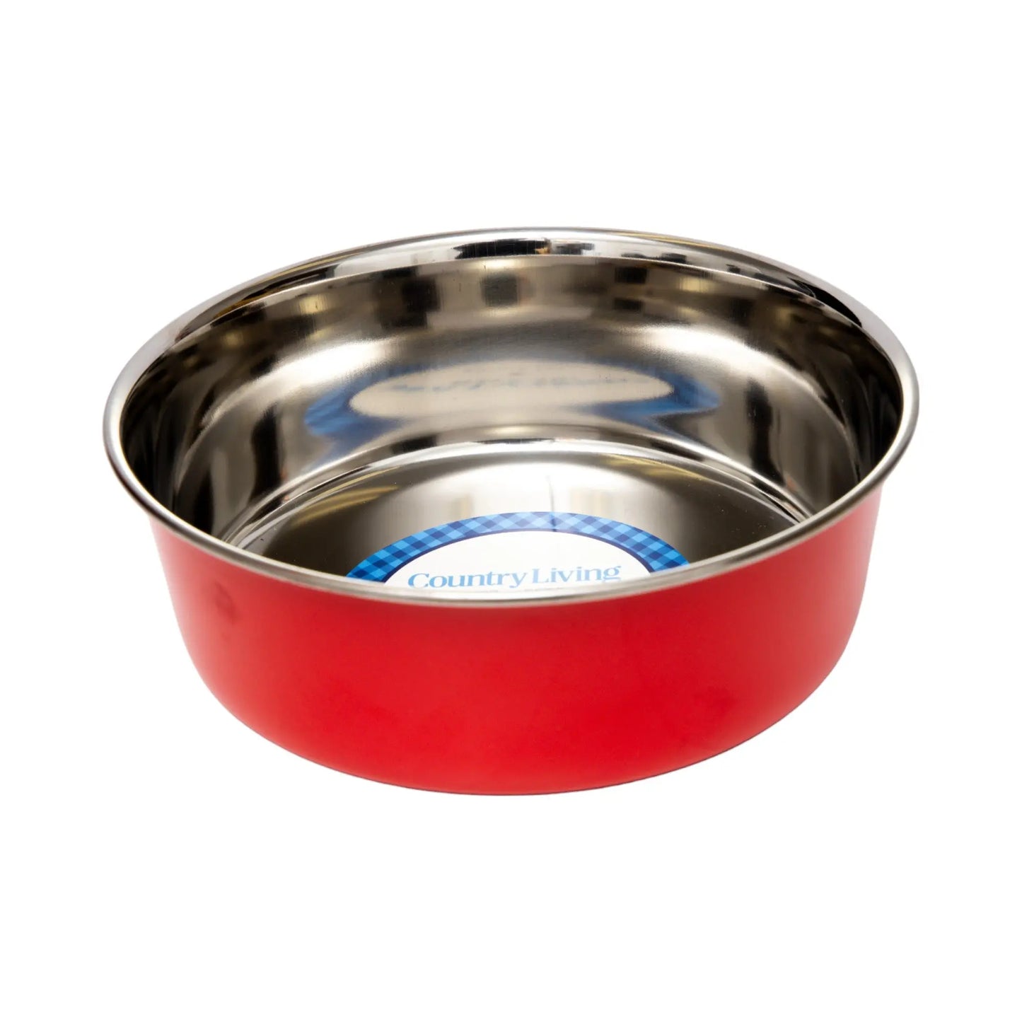 Country Living Set of 2 Heavy Gauge Stainless Steel Dog Bowls - Perfect for Food & Water American Pet Supplies