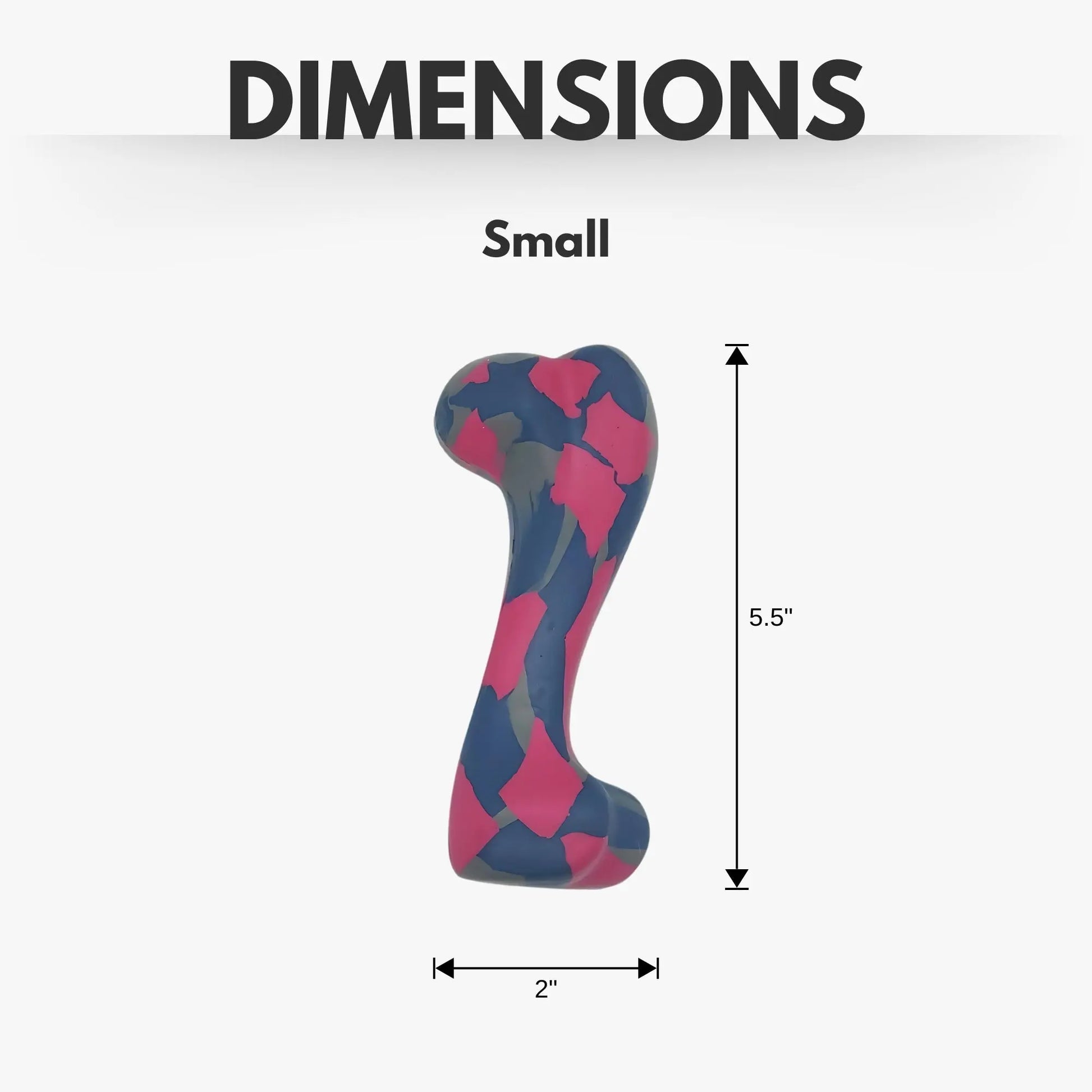 Natural Rubber Dog Bone Chew Toy – Durable & Safe, Fun & Interactive Play – Small American Pet Supplies