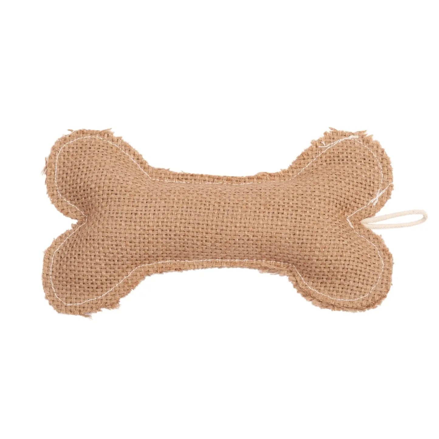 Country Living Jean Leather-Jute Bone Pillow Dog Chew Toy – Durable, Safe and Non-Toxic American Pet Supplies