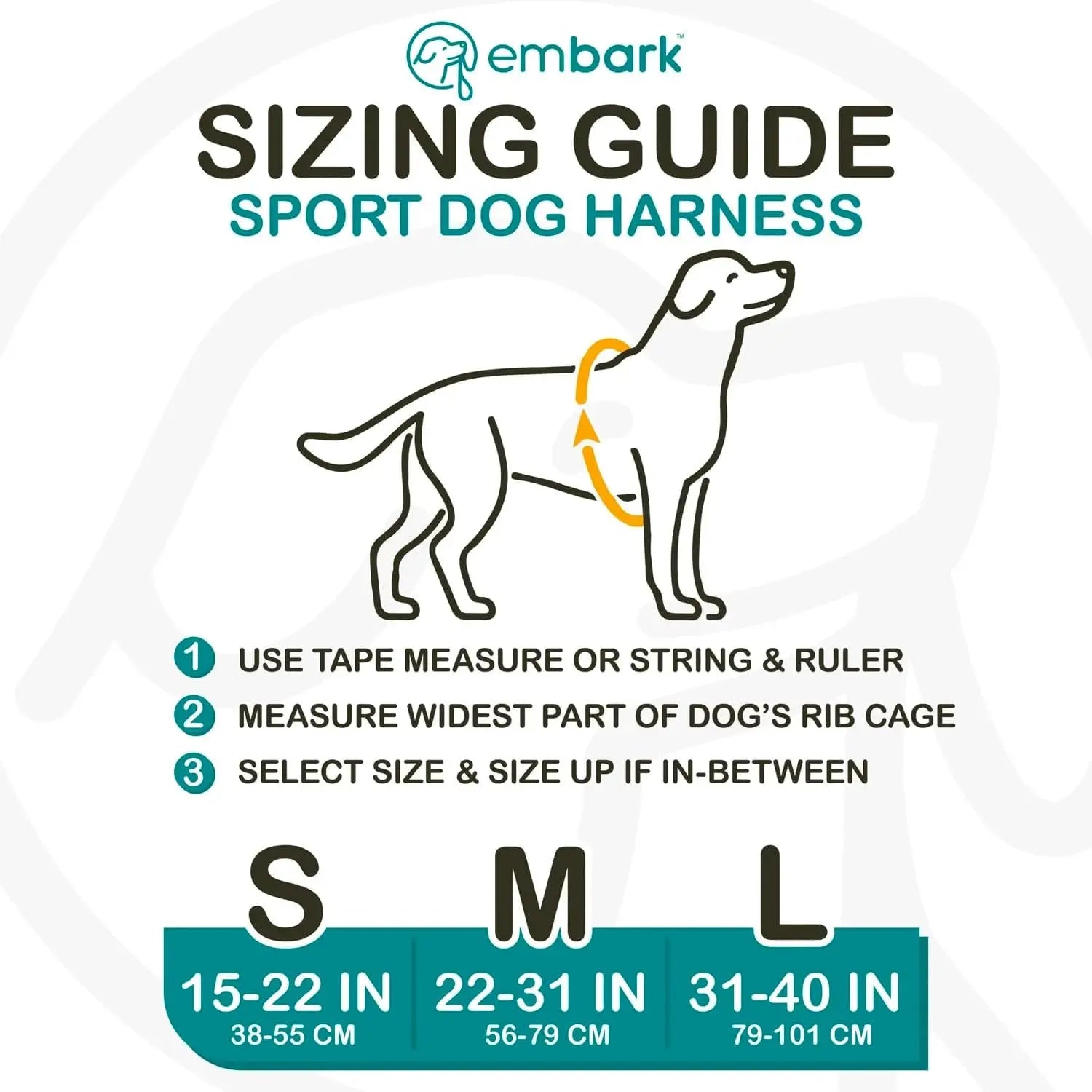 Embark Sports Dog Harness, Dog Harness for Large Dogs No Pull with Light and Breathable Design - Easy on and Off, No Pull Training, Size Adjustable, Non Choke with Handle for Control. Teal Vest