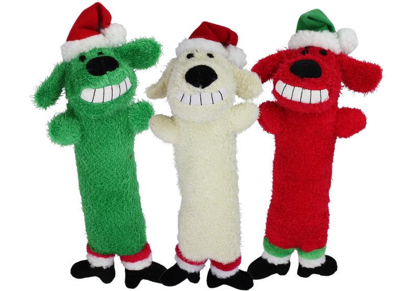 Multipet Loofa Santa(Assorted) 6 Inch