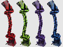 Multipet Nuts for Knots 2Knot Rope Dog Toy Assorted, 1ea/9 in