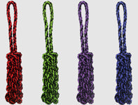 Multipet Nuts for Knots Rope Tug with Braid Assorted, 1ea/16 in