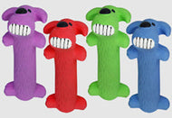 Multipet Loofa Latex Dog Toy Assorted 1ea/6 in