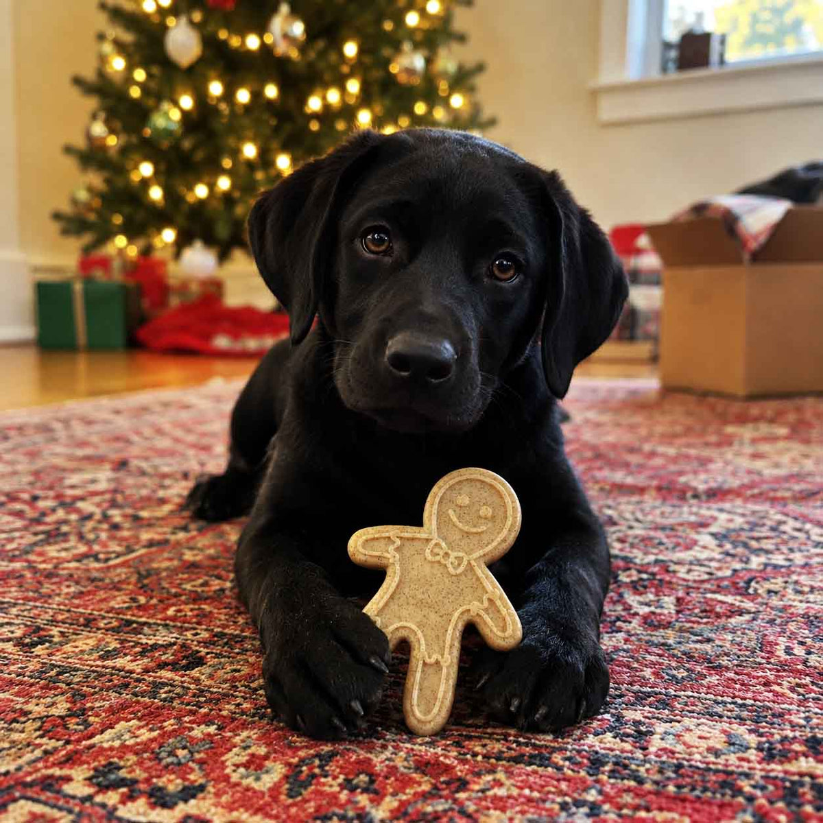 Gingerbread Man Nylon Dog Chew Toy for Aggressive Chewers | USA Made by SodaPup/True Dogs, LLC