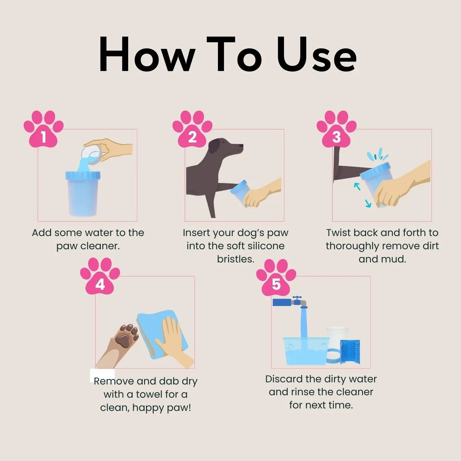 Dog Paw Washer and Cleaner - K9 Outdoors