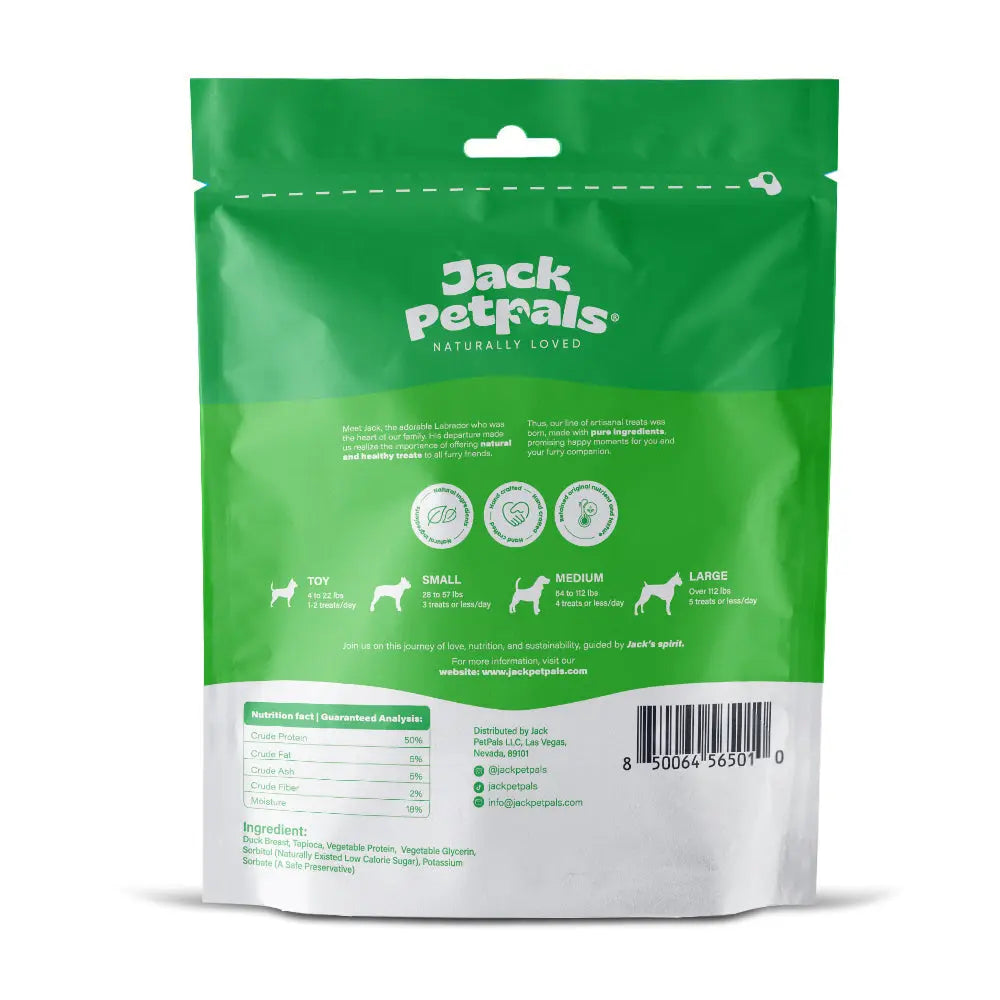 Jack PetPals Handcrafted Jerky Duck Breast Dog Treats (12oz) American Pet Supplies