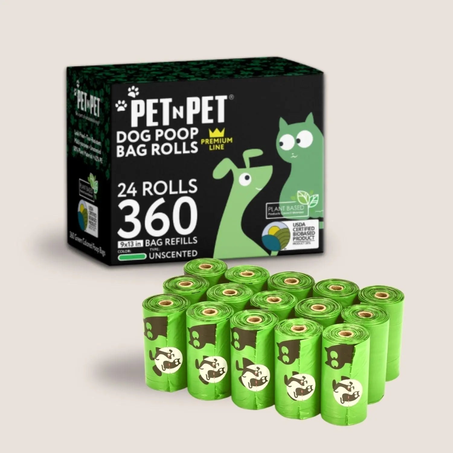 Premium Poop Bags with Dispenser - K9 Outdoors