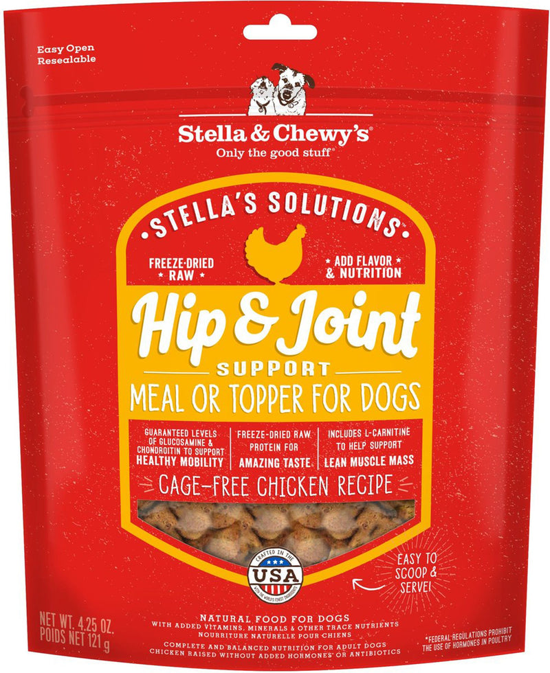 Stella and Chewys Dog Solutions Hip and Joint Support Chicken 4.25oz.