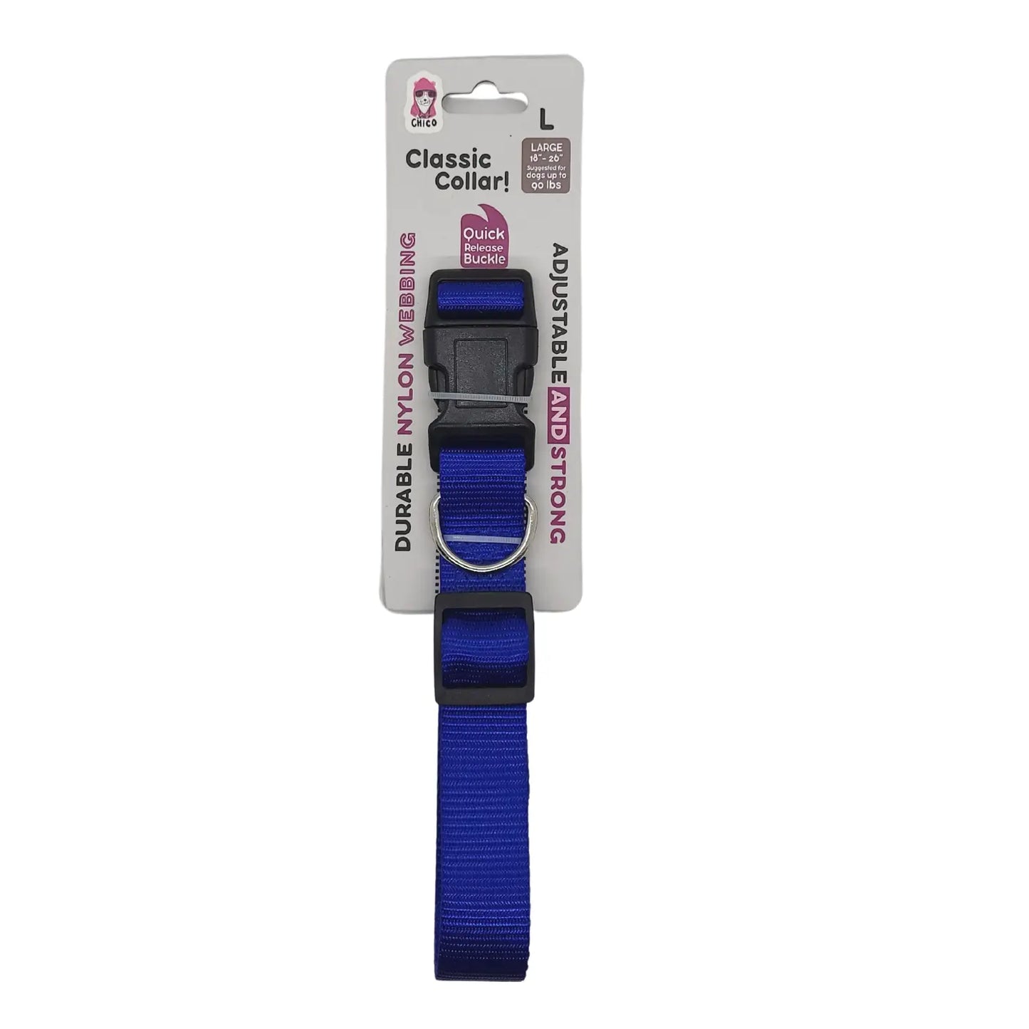 Quick-Release Nylon Dog Collar – Stylish & Durable, Adjustable Fit American Pet Supplies