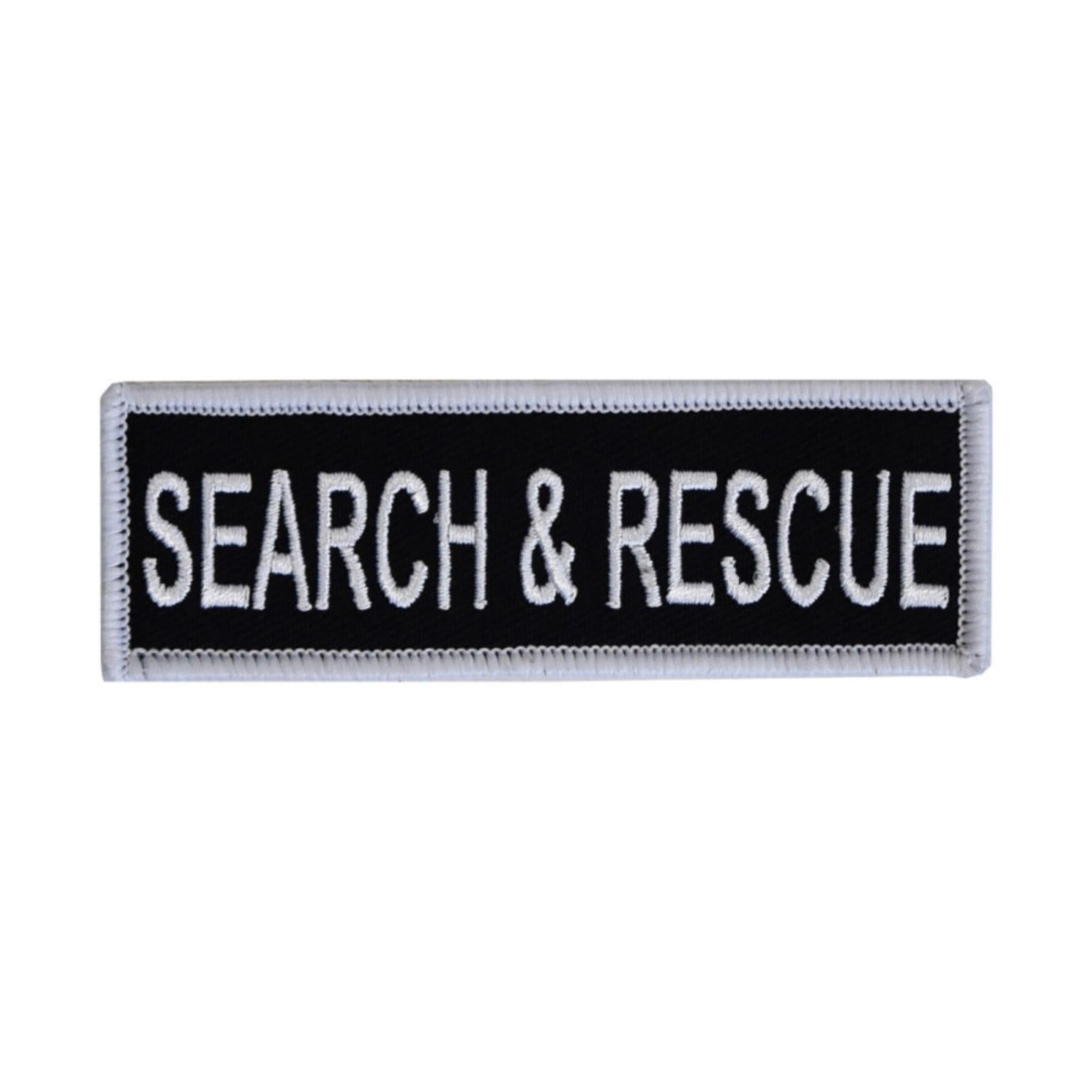 Boss Dog Tactical Harness Patch Search Rescue, 1ea/SM