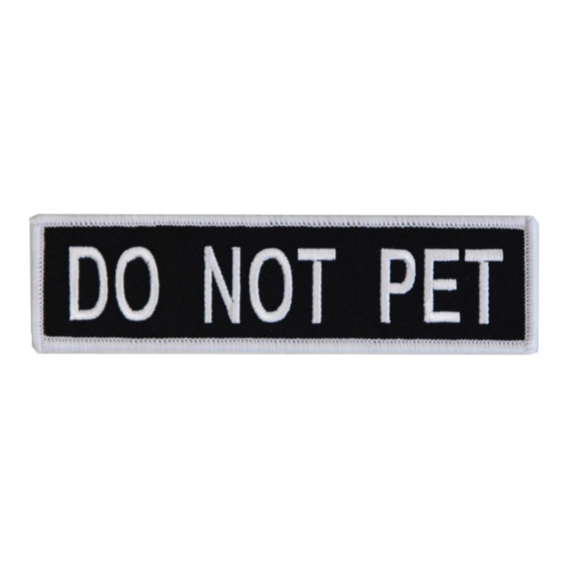 Boss Dog Tactical Harness Patch Do Not Pet, 1ea/LG