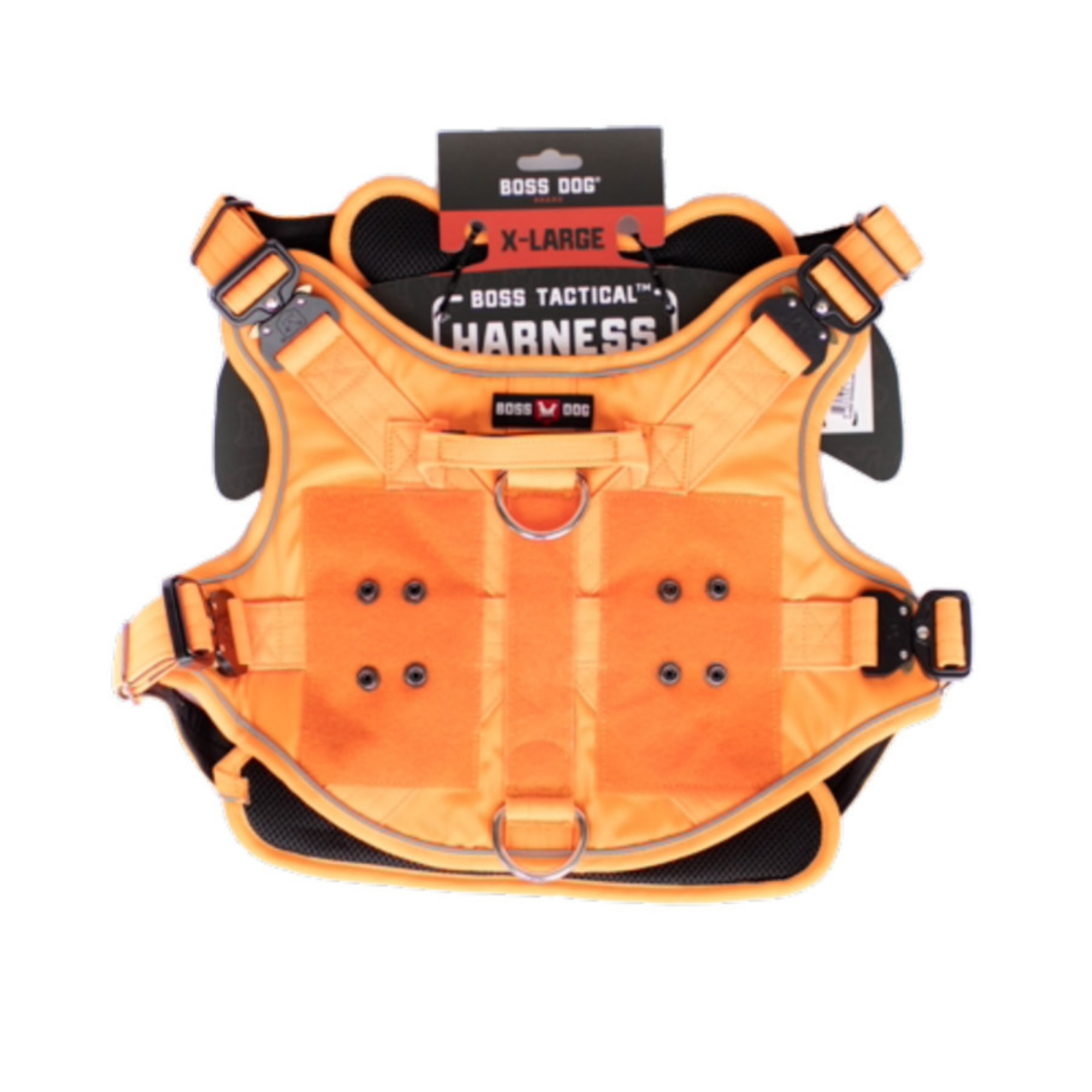 Boss Dog Tactical Dog Harness Hunter Orange, 1ea/XL
