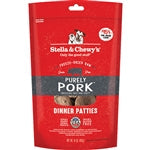 Stella And Chewys Dog Freeze-Dried Dinner Patties Pork 14 oz.